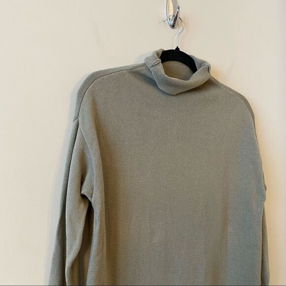 ARITZIA-WILFRED Cyprie Long Sweater-Dry Green Basil (Size:Small) - Picture 5 of 16